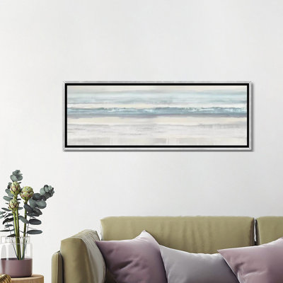 Boundless Aqua - Wall Art Print - Framed Canvas