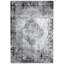 Tapis oriental gris en coton chenille Pender-898017706
