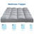 Lovette 4" Plush Down Alternative Mattress Topper, Pillow Top Mattress Pad with Elastic Straps, OEKO-TEX® Certified-2136074851-2025101278