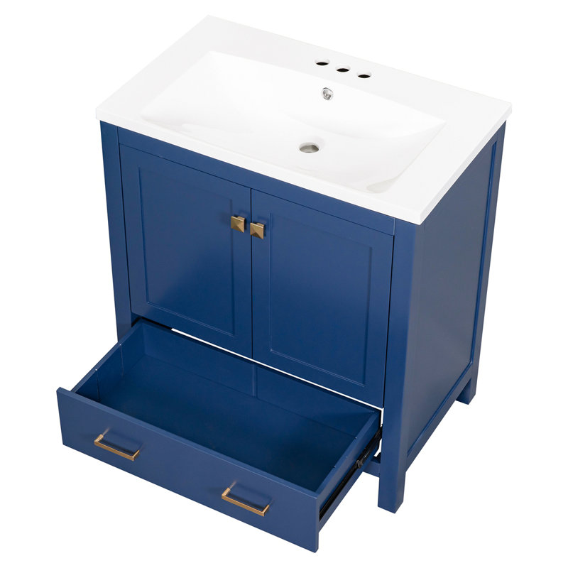 Meuble-lavabo 30 po avec meuble-lavabo simple