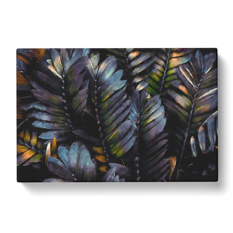 Plant Leaves - Wrapped Canvas Print, 35cm H x 50cm W x 3cm D
