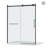 60"W X 76" H Single Sliding Frameless Shower Door With Thickened Upgrade Tempered Glass | Stainless Steel Hardware | Safe, Explosion-Resistant &  Anti-shatter Film | Waterproof Design | Easy to Install | Sturdy & Durable-115141831