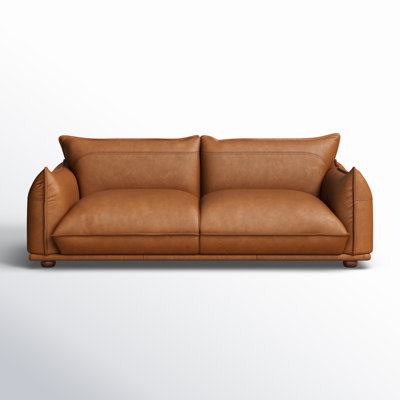 Brenley 90.1" Leather Sofa