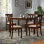 Tamakia 4-Person Solid Wood Upholstered Dining Set