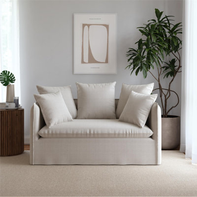Collette Loveseat Sofa with Washable Slipcover