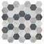 Channing 2 in. Hexagon Honeycomb Mosaic Tile-50210687