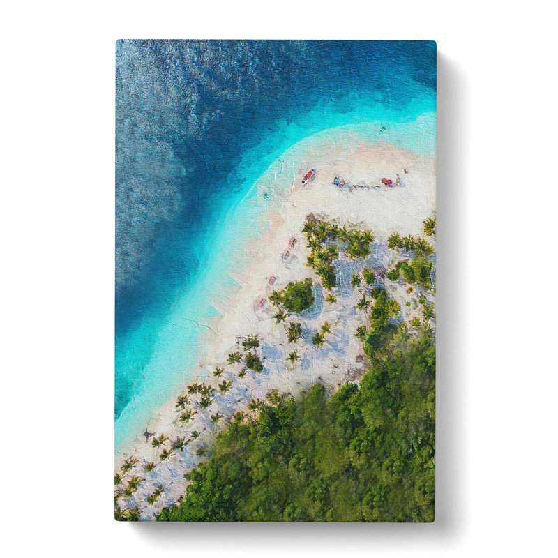 Beach In Caracas Venezuela - Wrapped Canvas, 60cm H x 40cm W x 3cm D