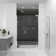  Flex X Duo 48 - 51 x 72" Frameless Pivot Shower Door 3/8" and 5/16" Flex X Clear Tempered Glass