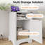 Table de chevet avec station de charge-356594562