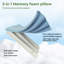  Memory Foam Pillow Contour Orthopedic Neck Support Dual Sided 2 Firmness