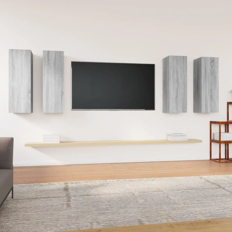 Kortlin TV Stand for TVs up to 70", Grey Sonoma