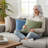 Set of 2 Throw Pillow Full Set with Insert – 18"x18"functional side magazine pocket -1054625010-987086745-1022848449