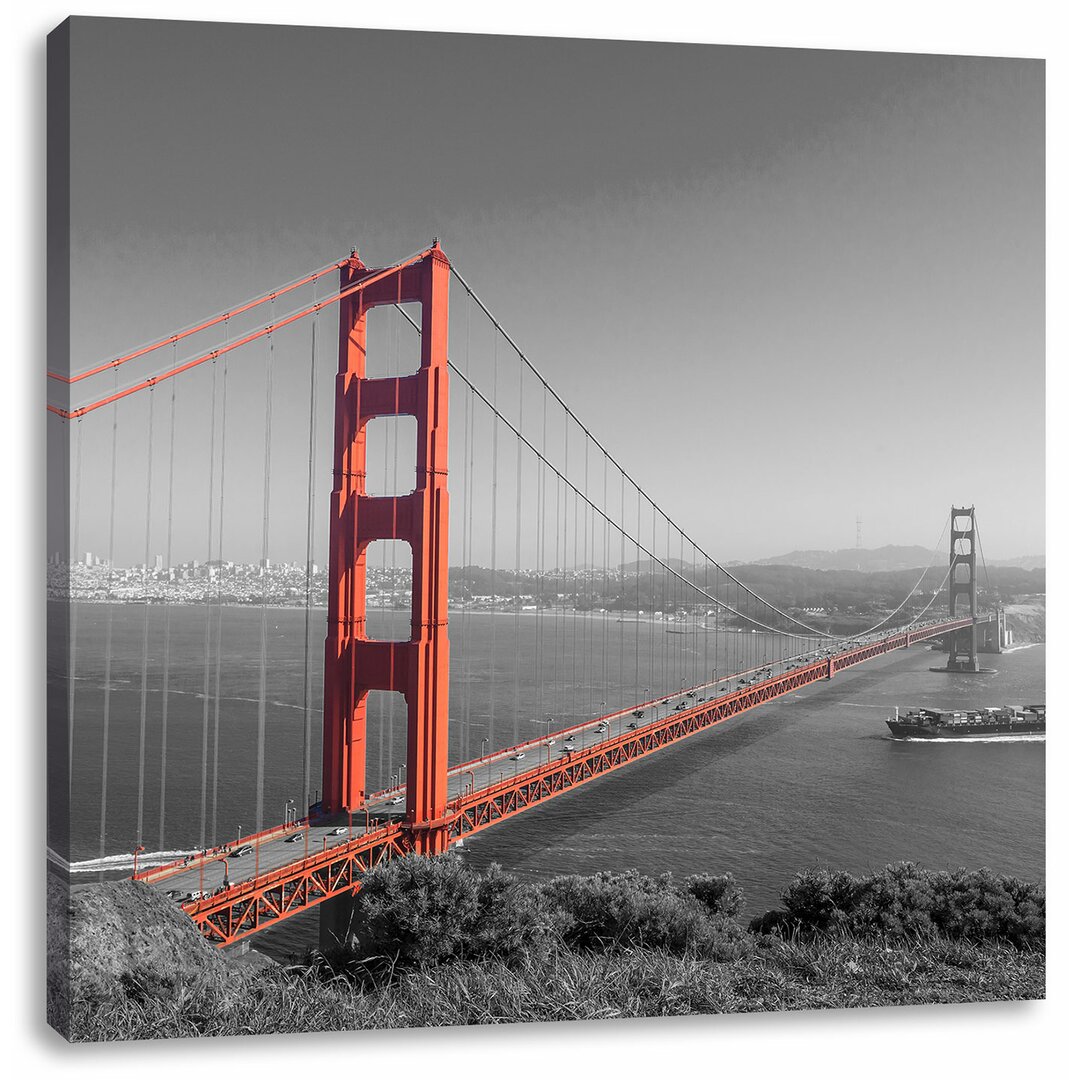 Leinwandbild Eindrucksvolle Golden Gate Bridge