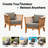Zopitonia Outdoor Deep Seating Cushion For Swivel Gliders And Armchairs-2025061321-2025061178