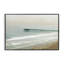 «Distant Pier Beach Jetty», art de la giclée encadrée, design par Rhonda Addison-114317287-114317288