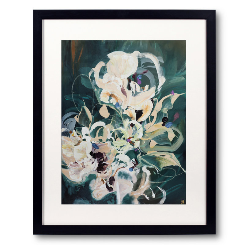 Midsummer Nights by Novi Lim, Black Framed Paper, 31.2" H x 25.2" W 