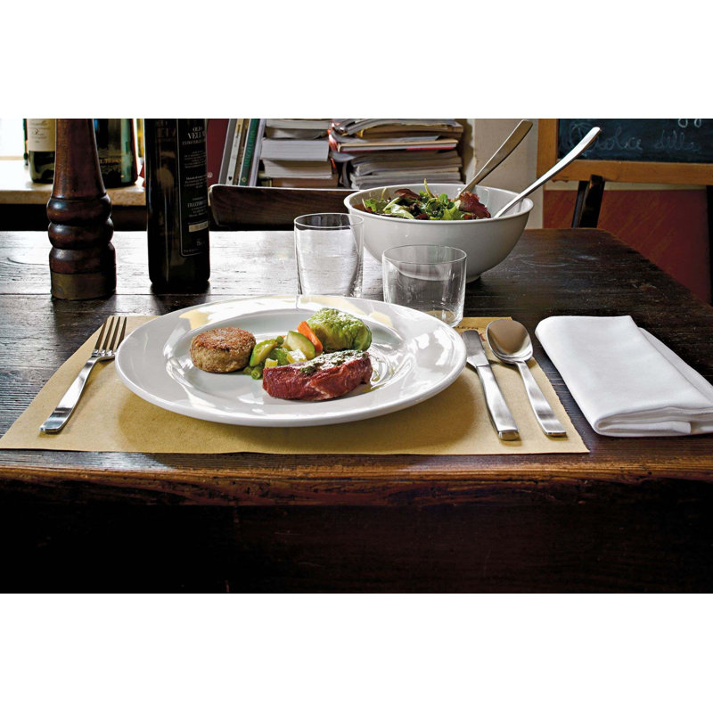 24 - Piece Stainless Steel Flatware Set - Service for 6, Mirror Polished