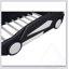 Lit plateforme en forme de voiture de course avec roues, fabrication en bois de pin durable, parfait pour les chambres d'enfants et décor ludique.