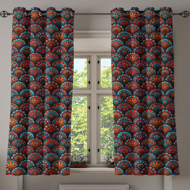 Sateen Blackout Curtains / Drapes Pair, 50" W x 54" L