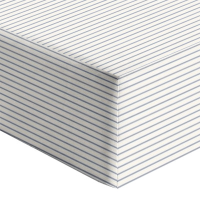 Crib sheet - Blue Stripes