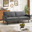 Modern Upholstered Living Room Set With Wooden Legs & Convertible Backrest-145362530-145362533