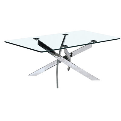 Ison Glass Top Coffee Table