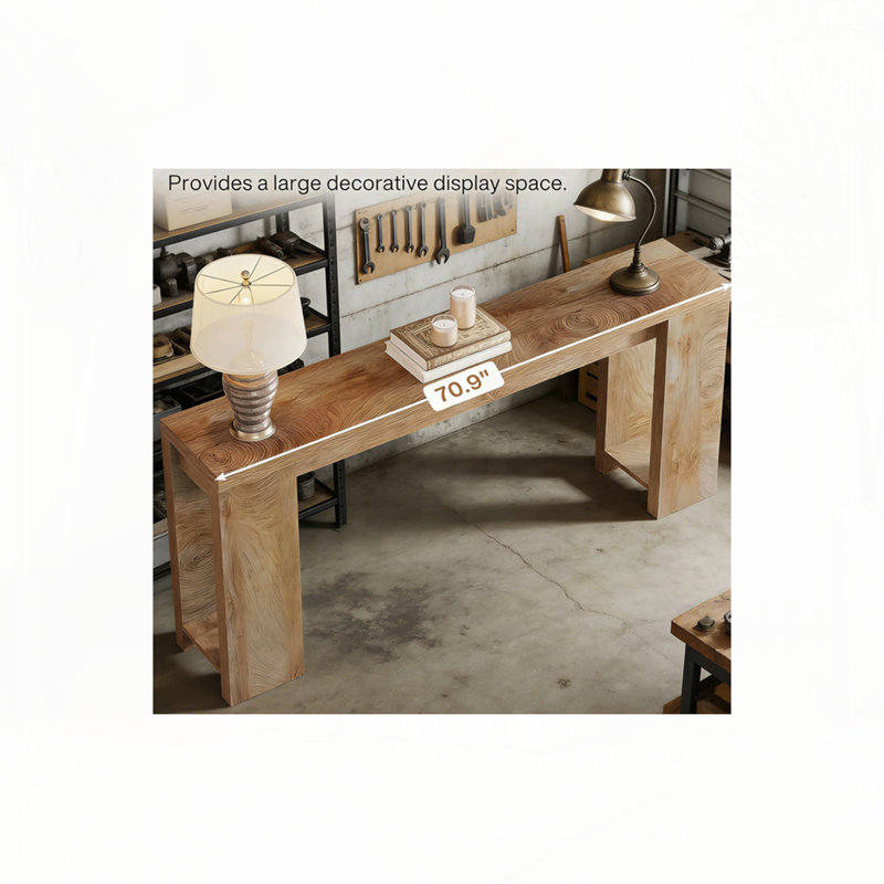 Wood Console Table