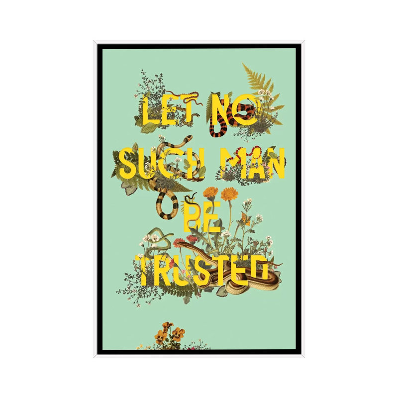 Let No Such Man by Heather Landis - Print on Canvas, White Framed, 66.04 cm H x 45.72 cm W