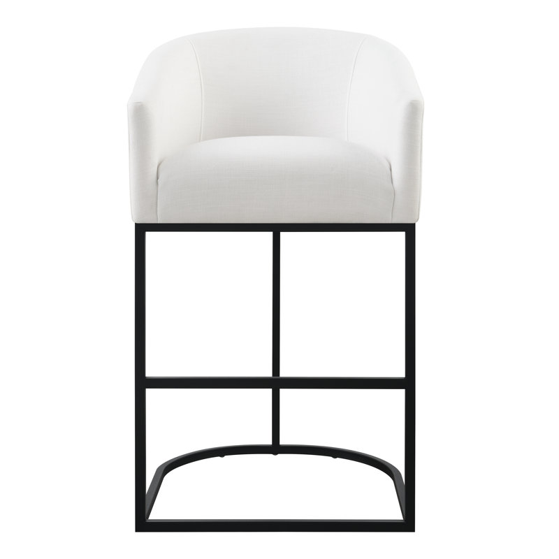 Tabouret de bar et de comptoir autrichien, Tabouret de bar (siège d'une hauteur de 29,9 po), Blanc