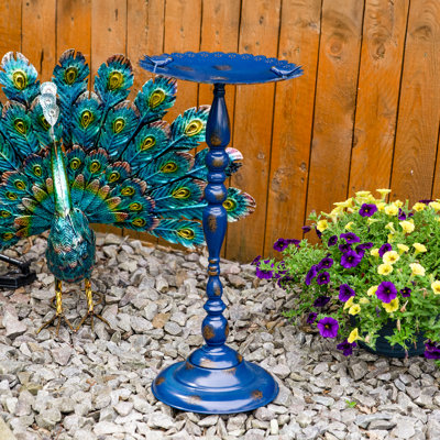 Feathered Friends Iron Pedestal Bird Feeder