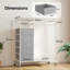 102cm Rolling Portable Wardrobe-1963084444