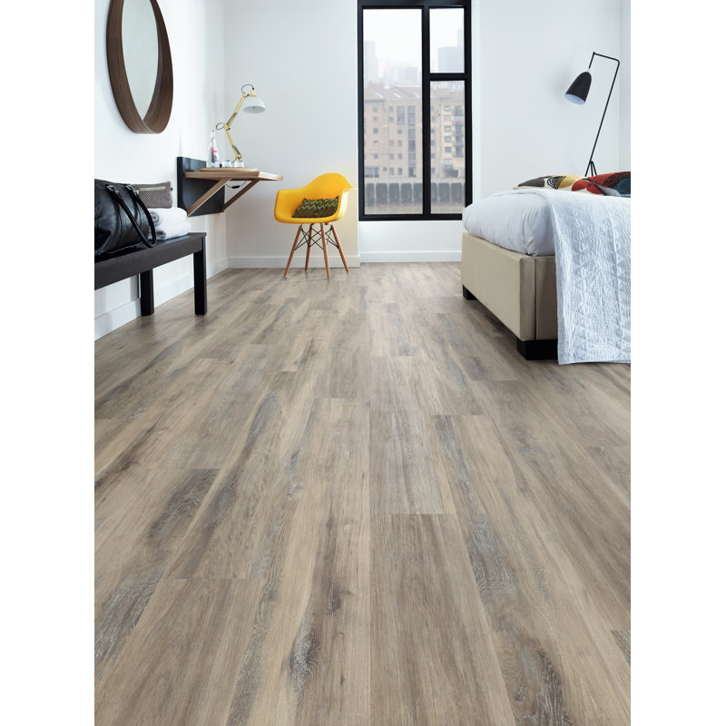 Canaletto 7" X 48" X 4.5mm Oak Luxury Vinyl Plank 4.5mm Thick 7'' W x 48'' L Oak Vinyl Plank, Quarry Stone Oak