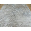 Tapis gris perle noué à la main de conception unique 8 pi x 10 pi 3 po Bettine