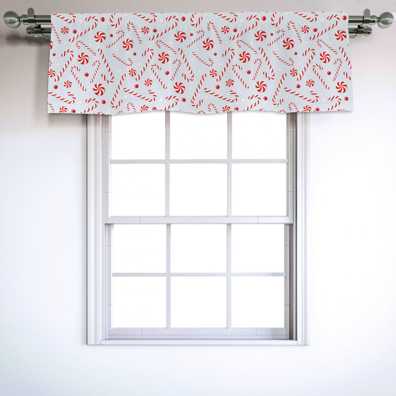 Sateen Ruffled Window Valance