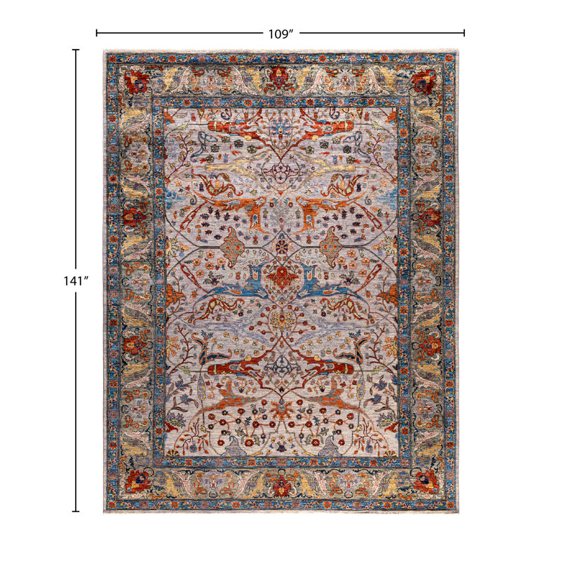 Serapi One-of-a-Kind 9' 1" X 11' 9" Hand Knotted Area Rug