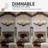 Rustic Industrial Iron Chandeliers Black Gold Farmhouse Chandelier Light Fixture Dining Room Light Fixture For Kitchen Island Foyer Living Room Entryway-883319172