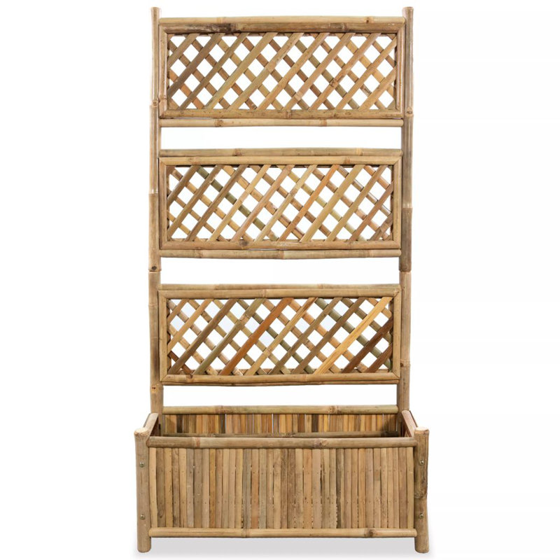 Rousseau Wood Planter Box, 135 cm H x 70 cm W x 30 cm D