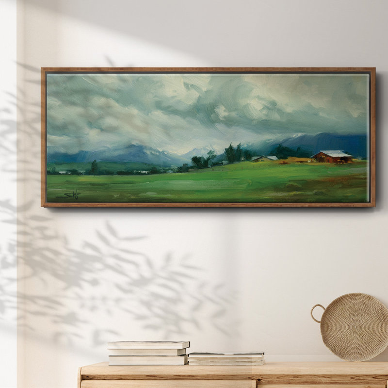 Wallowa Valley - toile encadrée, H 20 po x l 50 po