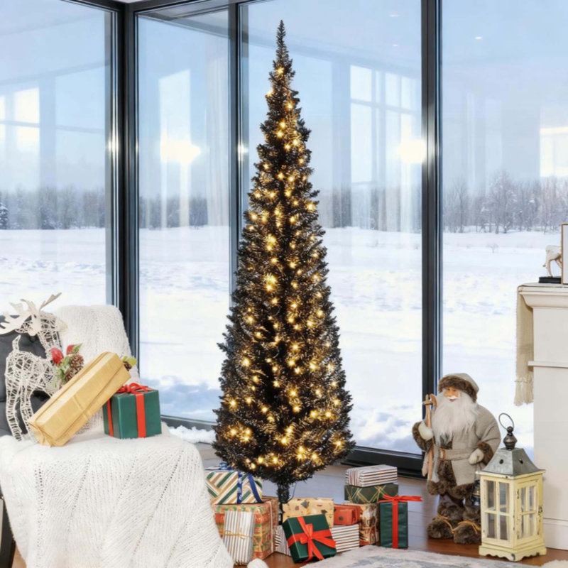 Arbre de Noël au crayon