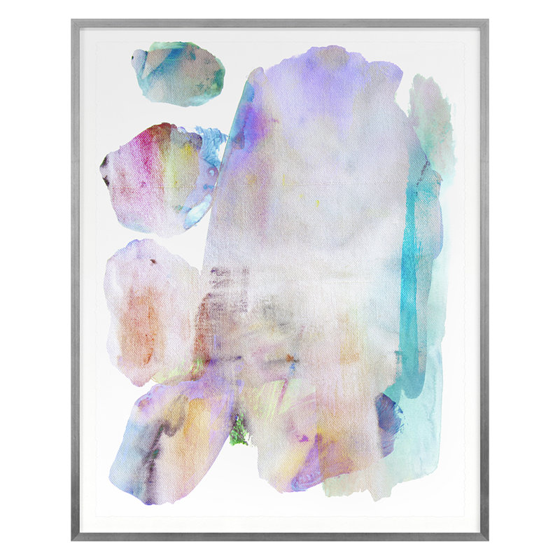 Ocean Rocks 2 Print by Hope Bainbridge, 45" H x 36" W, Silver