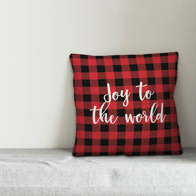 Plaid Throw Pillow