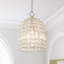 Luminaire suspendu cage en cristal 1 lumière Vintage-699001484
