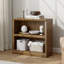 Bibliothèque à 2 niveaux 30 ", étagère de rangement pour bureau à domicile avec tablette réglable-495982570-495982566