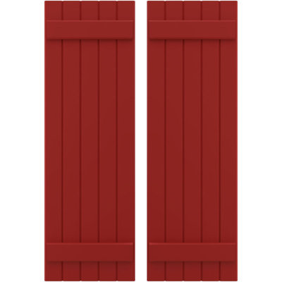 Americraft (2 Batten) Joined Board-n-Batten Shutters (Per Pair)