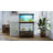 20-29 Gallon Aquarium Stand with Power Outlet, BlackFish Tank Rack with Cabinets ,Rectangle Aquarium Stand with Adjustable Foot and 4 Hooks-2027872497