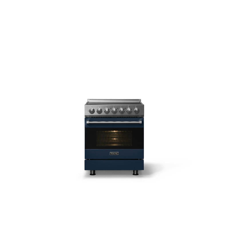 Viking30"W./24"D. Electric Self-Clean Range-5 Burners, Slate Blue