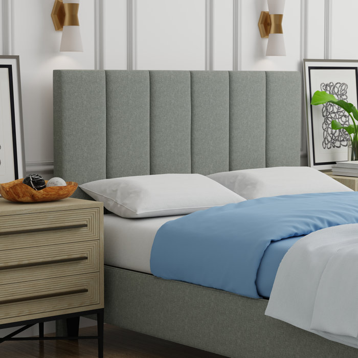 Wade Logan® Avag Upholstered Panel Headboard & Reviews | Wayfair