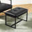 Buren Faux Leather Armchair with Ottoman-90988295
