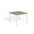 Travira Square Outdoor Dining Table With Umbrella Hole , 40'' in. W 40'' in. D-1898098857-1940053155