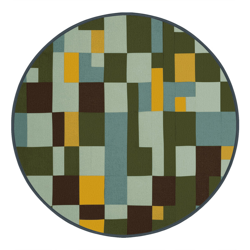 Block By Block Rug, Round 4'